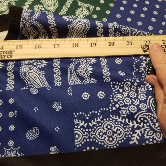 Encripted Hustle Shirt Skater Pull Over Short Sleeve Patchwork Big & Tall 3XL - Picture 5 of 9